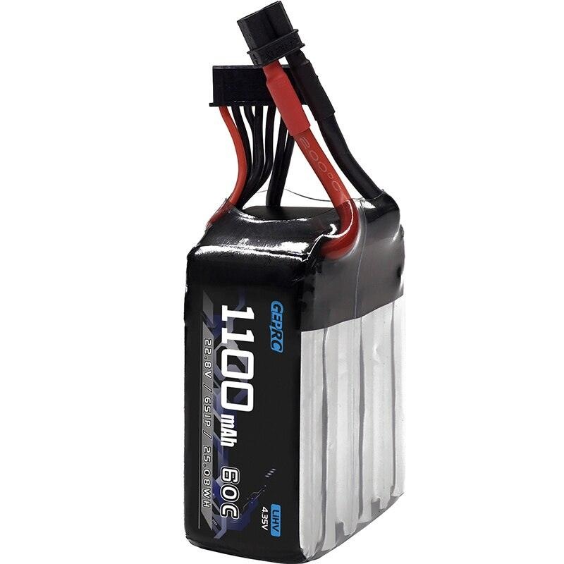 GEPRC 6S 1100mAh 60C LiPo Battery Suitable For 3-5Inch Series Drone For RC FPV Quadcopter Freestyle Drone Accessories Parts Modular Battery 6S 1100mah XT60