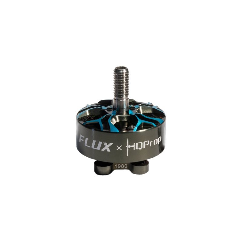 HQProp Flux 2207 FPV Brushless Motor 1980KV/2050KV, 2-6S, 16x16mm M3 Mount, 5mm Shaft