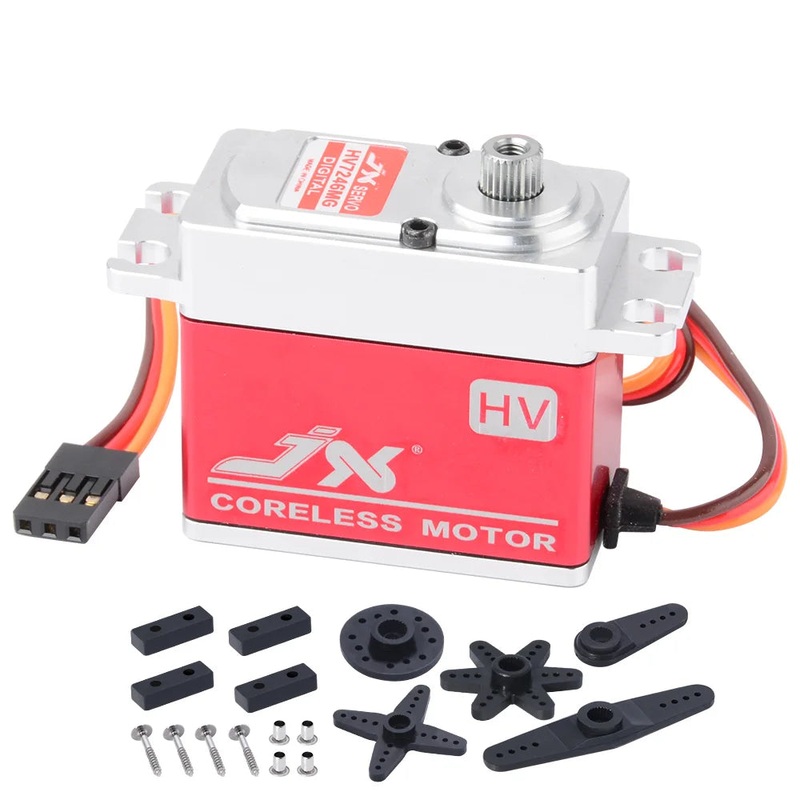 JX Servo PDI-HV7246MG - 8.4V 46KG Metal Gear High Voltage Digital Coreless Servo for RC Car frame Airplane Helicopter 1PCS PDI-HV7246MG