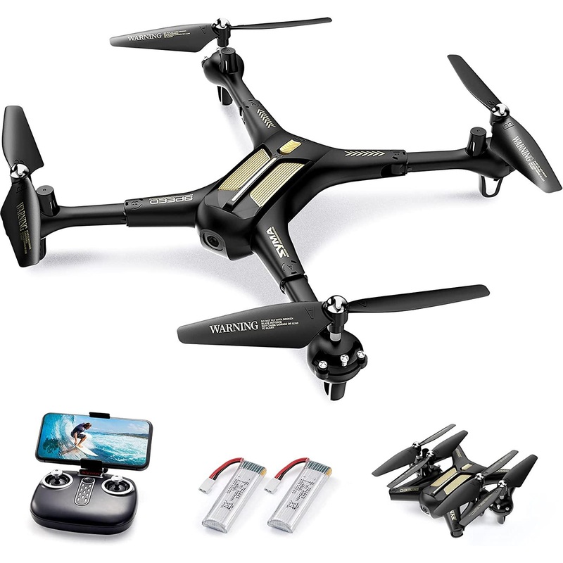 SYMA X600W Foldable Drone - with 1080P HD FPV Camera for Adults, RC Quadcopter for Kids Beginners, with Headless Mode, Altitude Hold, 3D Flip, Custom Route and One Key Start