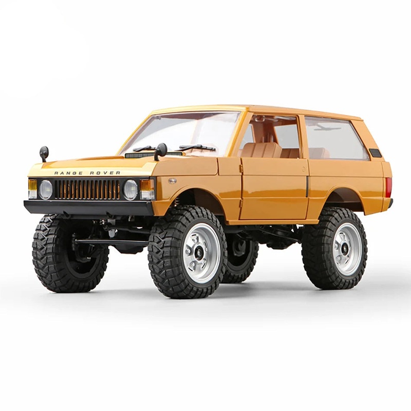 WLtoys MN168 1/12 4WD RC Car Crawler 7.4V 1200mAh, 50 min, 2Speed, Proportional Control, LED Signals, USB Charging, RTR MN168 Yellow