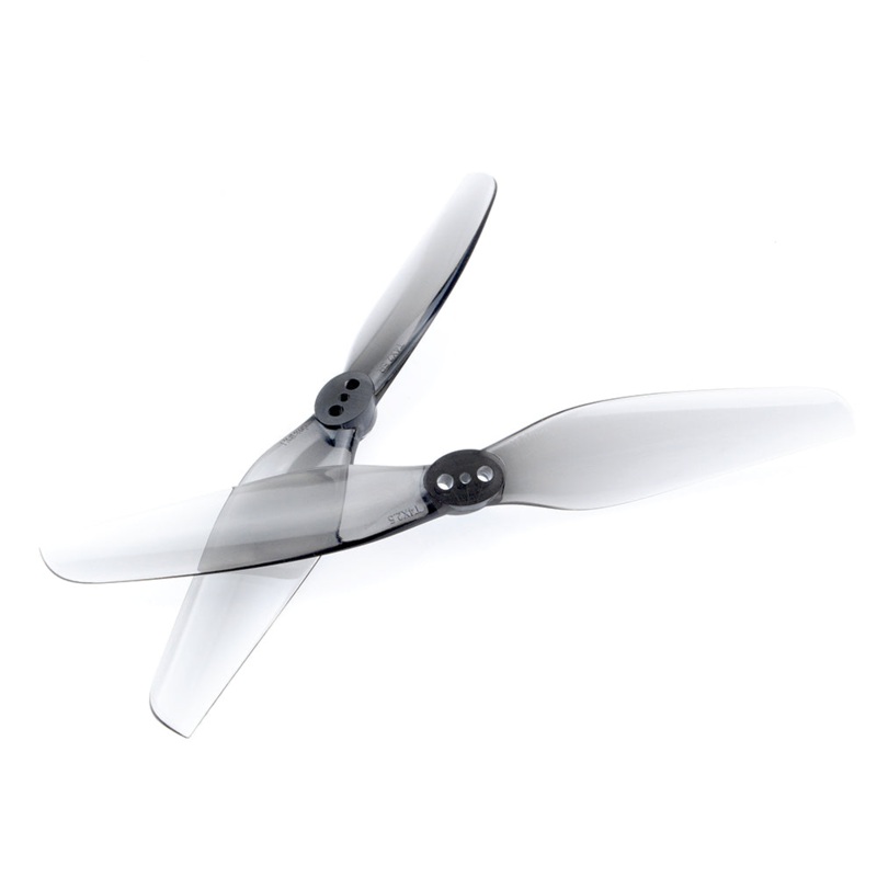 HQProp T4X2.5 Grey 4-Inch 2-Blade Polycarbonate Propellers Set (2CW+2CCW), 2.5 Pitch