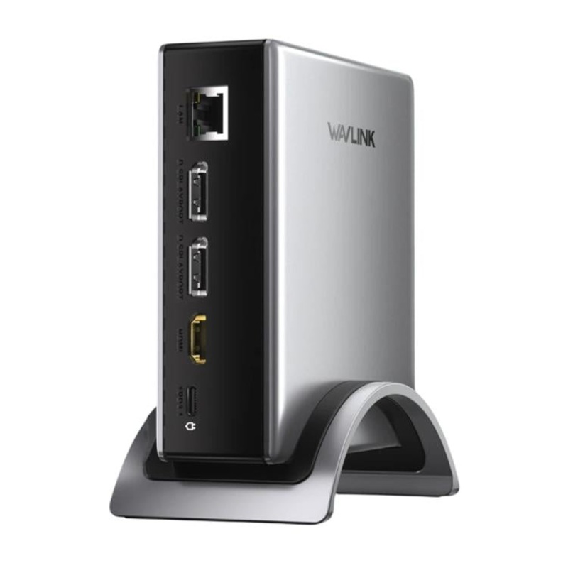 WAVLINK UMD27PRO Support 8K 30Hz 4K 144Hz 140W HUB Docking Station, Plug:EU Plug