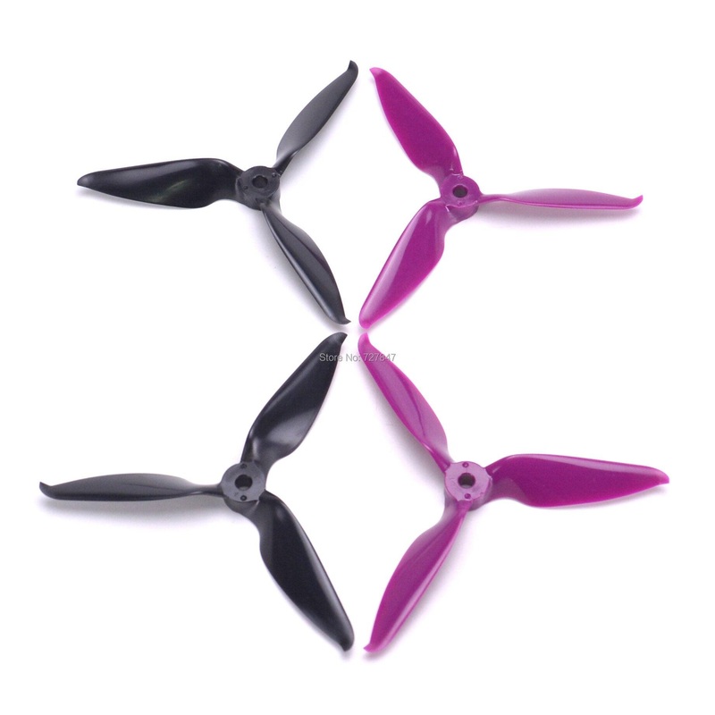 5inch 3-blade FPV Propeller - 10 Pairs (20pcs) 5065 R5.65 CW CCW Paddles for 250mm 260mm RS2306 QAV250 210 FPV RC Racing Drone Yellow