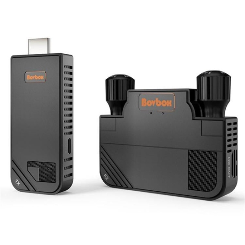 BOVBOX 091-HD Conference Use 100M Wireless WiFi HDMI Extender Video Transmitter Receiver, Plug:AU Plug