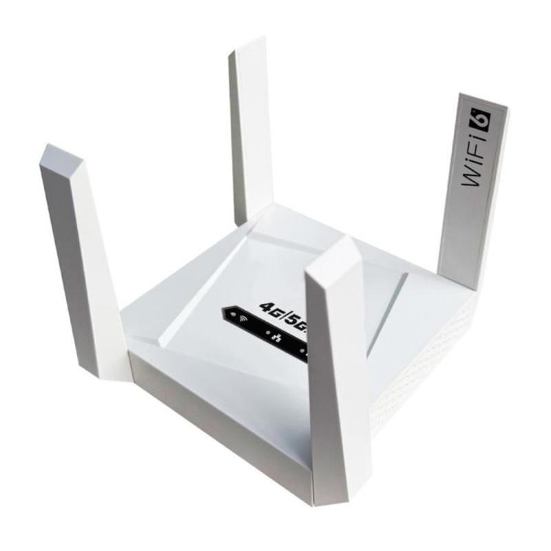 CPF919-E 4 Antennas SIM Card Slot Single LAN Port Router Eurasian Version 4G WiFi Router, Plug:US Plug