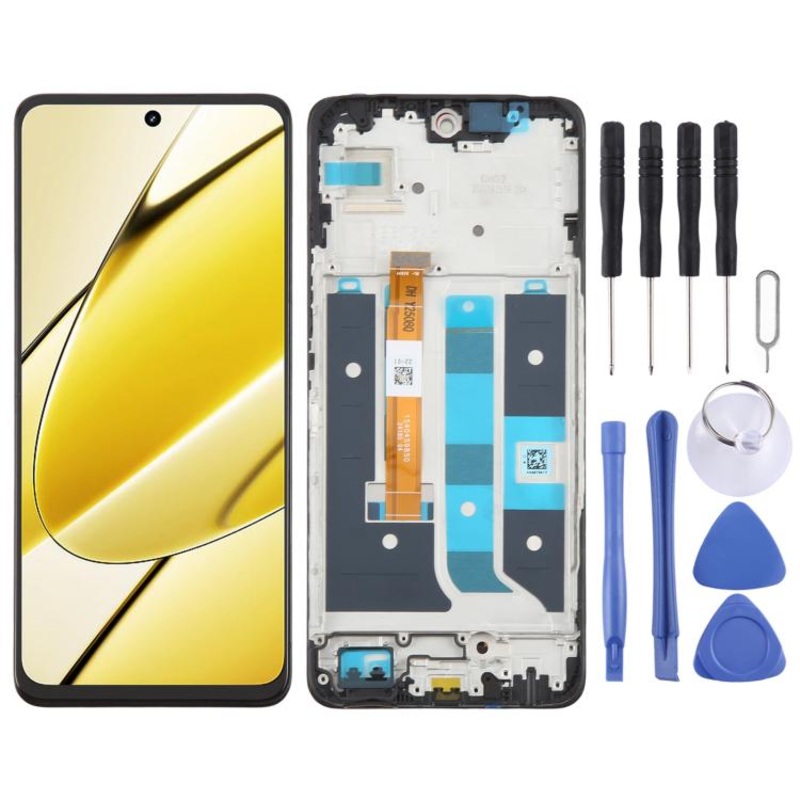 For Realme 11 5G RMX3780 OEM LCD Screen Digitizer Full Assembly with Frame