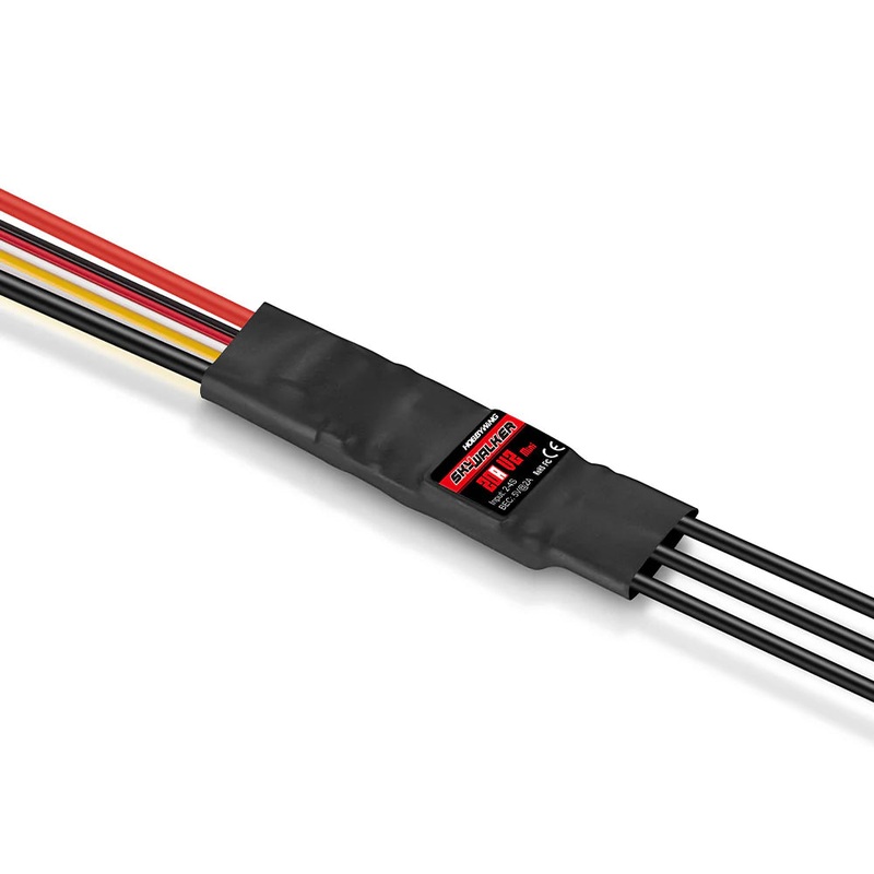 HobbyWing Skywalker V2 20A Mini Single ESC (2-4s) with Reverse Brake for RC Airplane