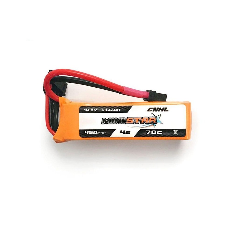 6PCS CNHL 2S 3S 4S 7.4V 11.1V 14.8V Lipo Battery for FPV Drone - 450mAh 850mAh 70C MiniStar With XT30 Plug For FPV Toothpick Drone Quadcopter RC Toys 6pcs 450mah 70c 2s