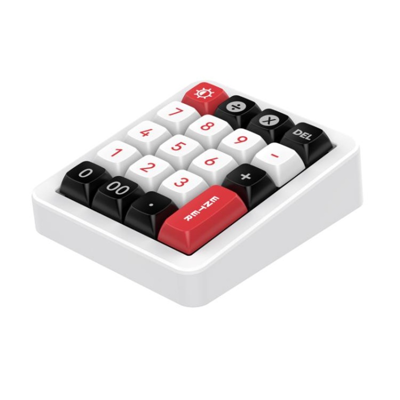 MKESPN K812 GASKET Aluminum Alloy RGB Hot-Swap Customized Wired Mini Mechanical Gaming Keyboard(White)