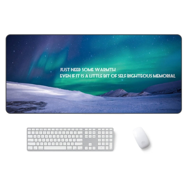 400x900x3mm AM-DM01 Rubber Protect The Wrist Anti-Slip Office Study Mouse Pad( 25)