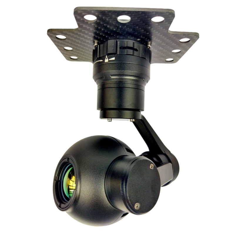 TOPOTEK KIP640G25 Thermal Camera Gimbal - 25mm Lens 640*512 Thermal Imager with 3-Axis Gimbal for UAV Drone