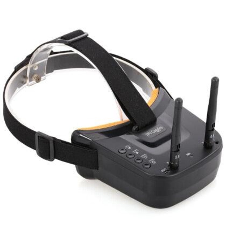 5.8G 40CH FPV Goggles Monitor - Video Glasses Headset HD With Dual 5.8G Antennas 25mW transmitter fpv 600TVL camera for Racing FPV Drone 3 Inch monitor