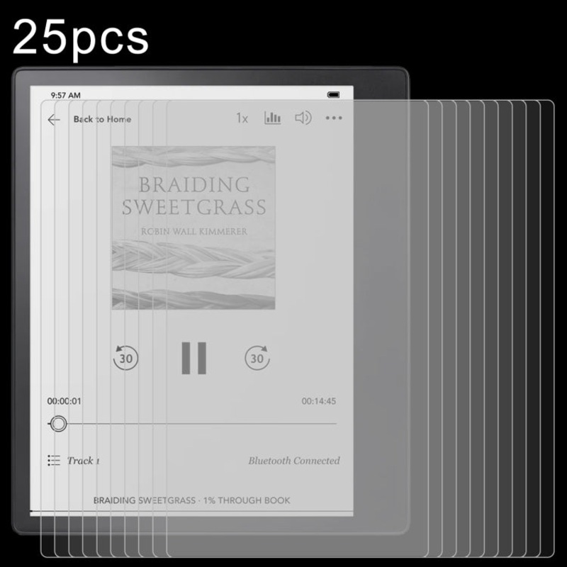 For Kobo Elipsa 2E 25pcs 9H 0.3mm Explosion-proof Tempered Glass Film