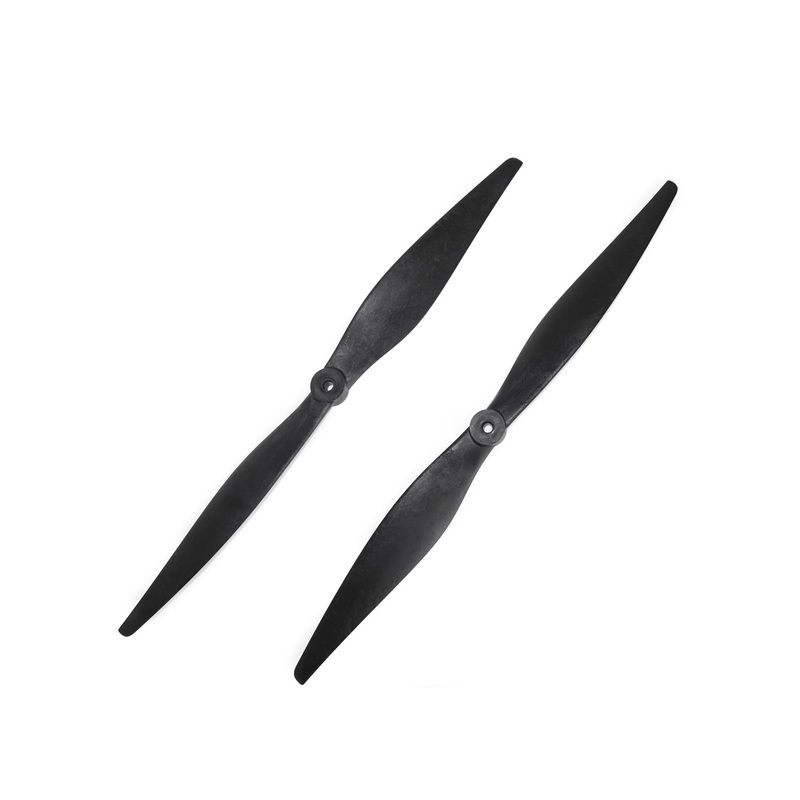 HQProp 15x10 2-Blade Propellers Set (1CW+1CCW), Black Glass Fiber Reinforced Nylon, 6mm Shaft
