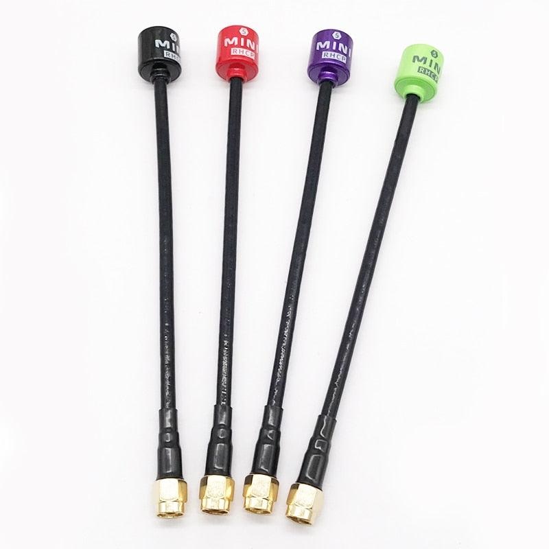Long Range Hammer Mini RHCP LHCP 2.8dBi Super Mini 5.8G 150mm FPV Antenna for RC FPV Racing Freestyle Drones Part Green SMA RHCP