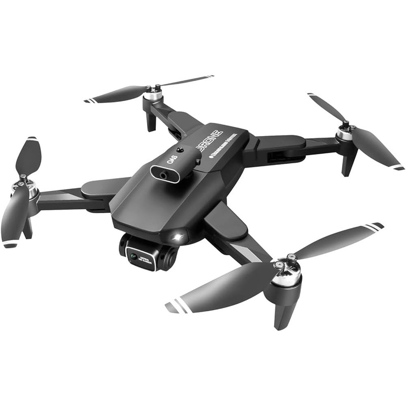 V162 Drone - 8K HD Dual Camera Obstacle Avoidance Aerial Photography Quadcopter 50x Magnification for Xiaomi Outdoor Travel Black-4K-battery-1
