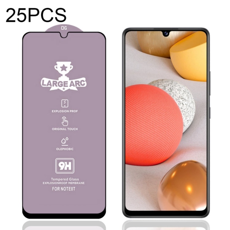 25 PCS 9H HD Alumina Tempered Glass Film For Samsung Galaxy M42 NFC