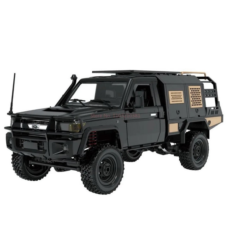 Mn82s Supertourer 1/12 4wd 2.4ghz Rc Electric Full Scale Pickup Short Card Climbing Car Model Remote Control Car Adult Boy Toy black 1B