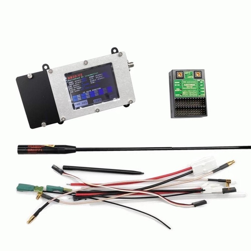 RMILEC T4047NB20 UHF - NB20 v2 20 Channel 5W 433Mhz UHF System w/Receiver for JR/Futaba Radios TX AND RX
