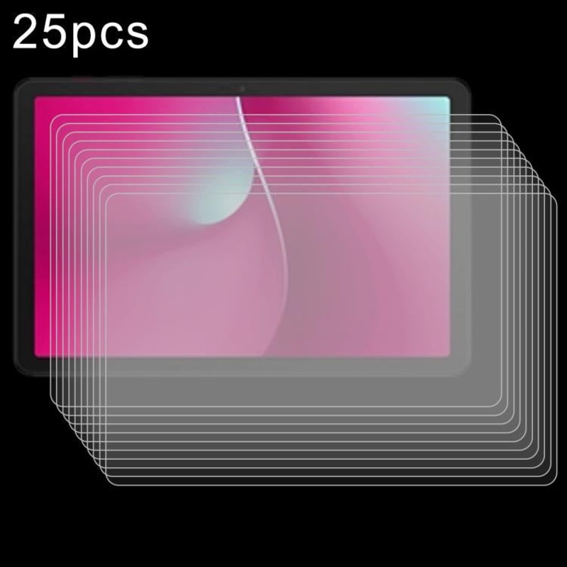 For T-Mobile Revvl Tab 2 / Aobante K50 25pcs 0.3mm 9H Explosion-proof Tempered Tablet Glass Film
