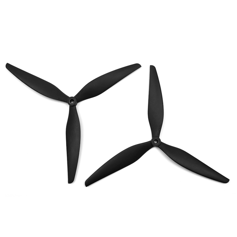 HQ MacroQuad Propeller 10X4.8X3 (2CW+2CCW) Black, Glass Fiber Reinforced Nylon, 5mm Shaft