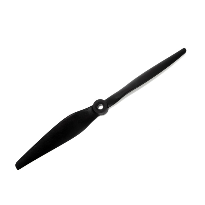 HQProp Thin Electric Pusher Prop 7x12R (2CW) 2-Blade Glass Fiber Nylon, 5mm Shaft, 12.4mm Hub