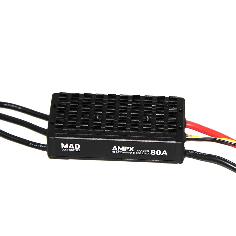 MAD AMPX 80A (5-14S) ESC - Regulator Brushless Motor Controller For The Multirotor Drone Aircraft Heaxcopter Quadcopter Octocopter V2.0