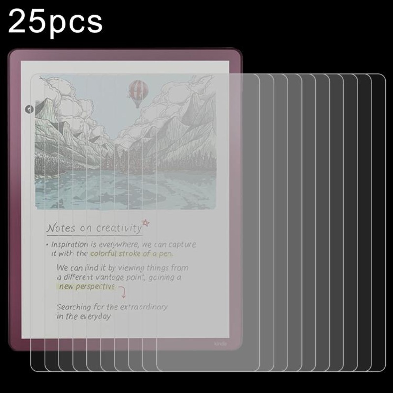 For Amazon Kindle Scribe Colorsoft 25pcs 9H 0.3mm Explosion-proof Tempered Glass Film