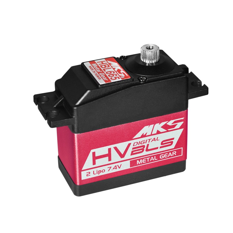 MKS HBL665 High Voltage Brushless Digital Servo Motor for RC Helicopter Cyclic, 6.0-8.4V
