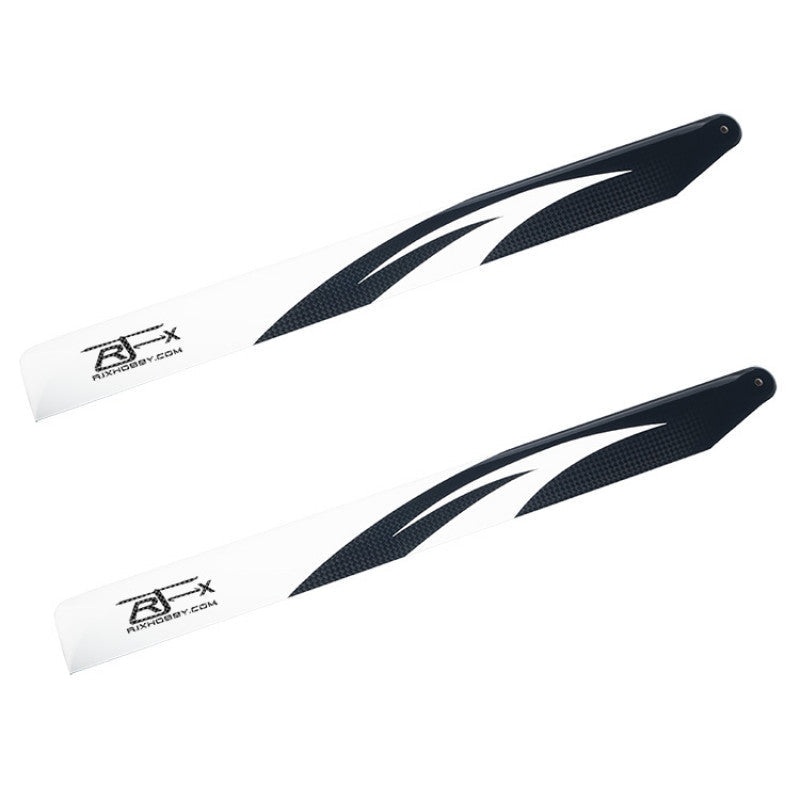 RJXHOBBY 360mm Carbon Fiber Main Blades (FBL Version) Symmetrical Wing RC Helicopter Rotor Blades