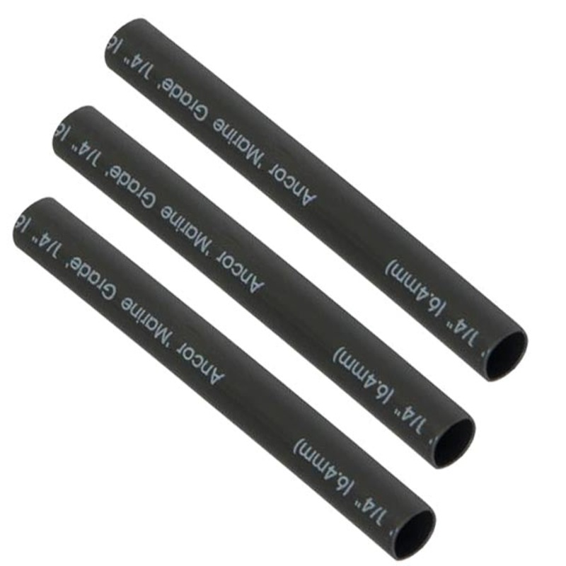 303103 - TUBING HST 1/4INX3IN DW ADHESIVE BLACK (3 pcs/pkg)