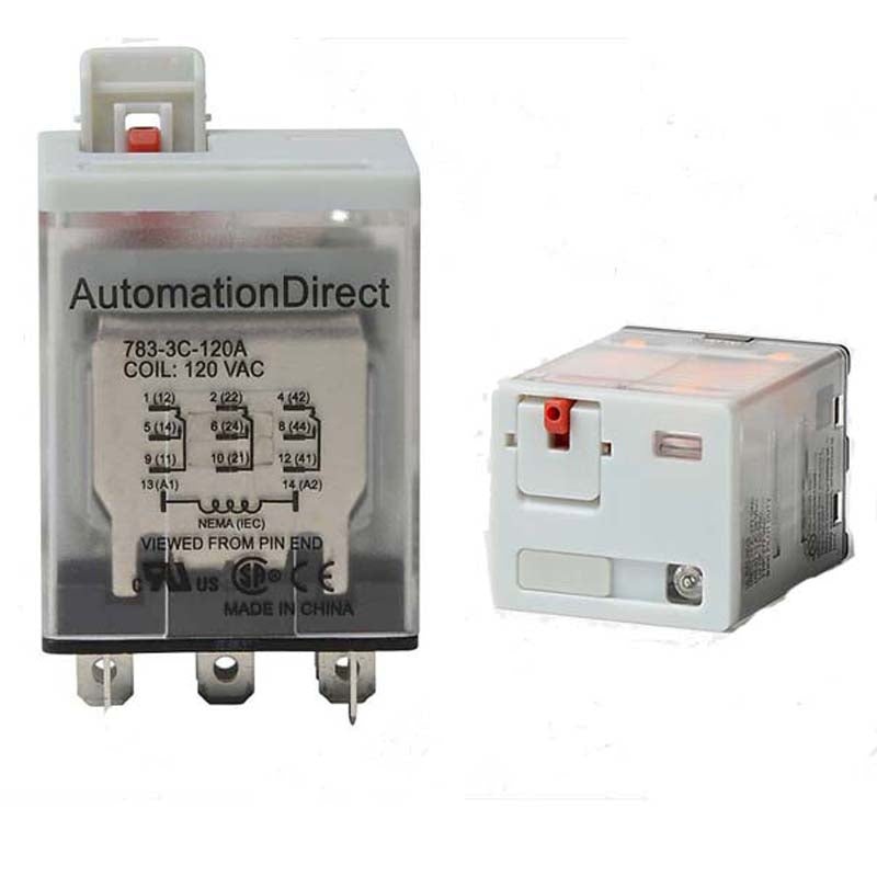 783-3C-120A - ICE CUBE CONTROL RELAY 15A 3P2T 120VAC COIL 11PIN SKT MOUNTING