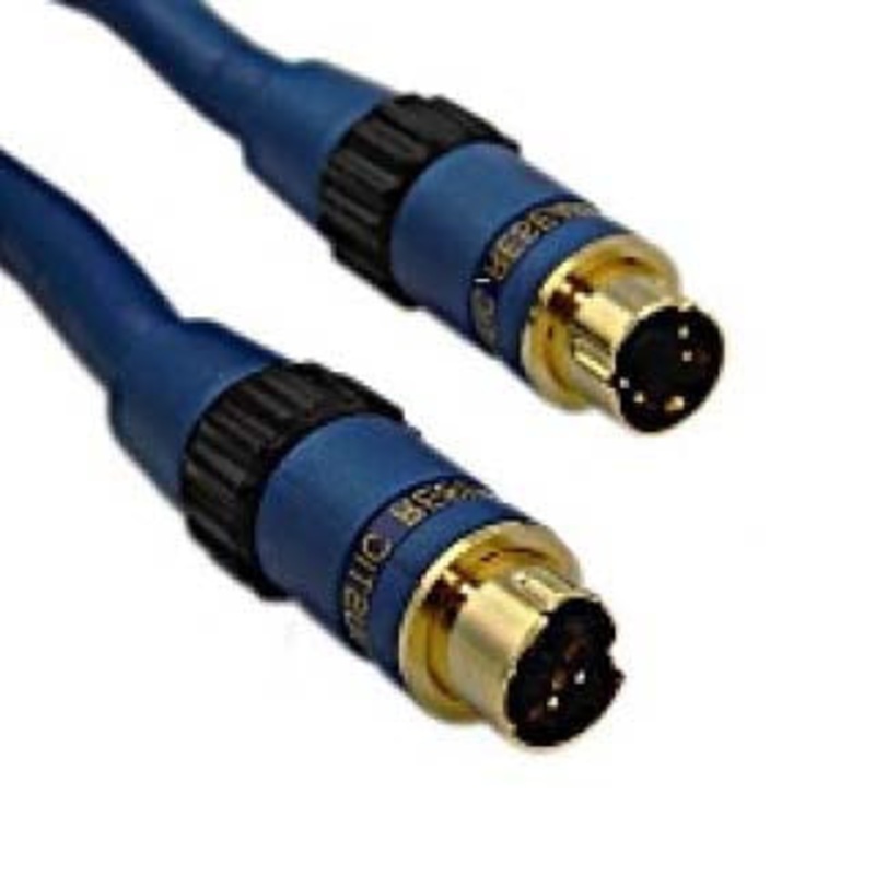 CA1079-50 - S-VIDEO CABLE MINI DIN 4M/M 50FT GOLD