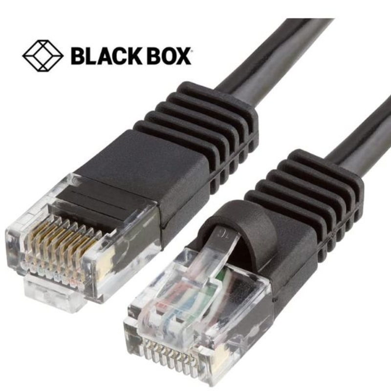 EVNSL647-0020 - PATCH CORD CAT6 BLK 20FT SNAGLESS BOOT