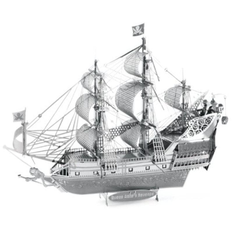 ICX009 - QUEEN ANNES REVENGE TWO SHEET 3D METAL MODEL KIT