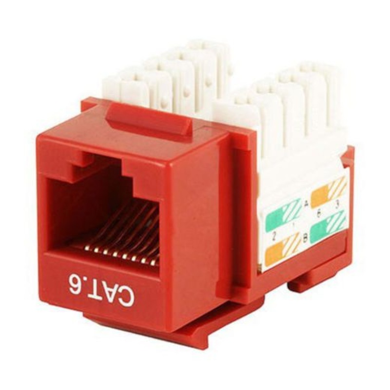 NP-J6R - KEYSTONE JACK CAT6 RED 110