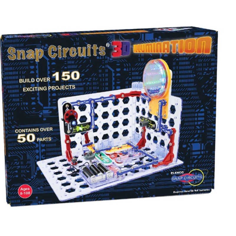 SC-3DI - SNAP CIRCUITS 3D ILLUMINATION BUILD OVER 150 PROJECTS