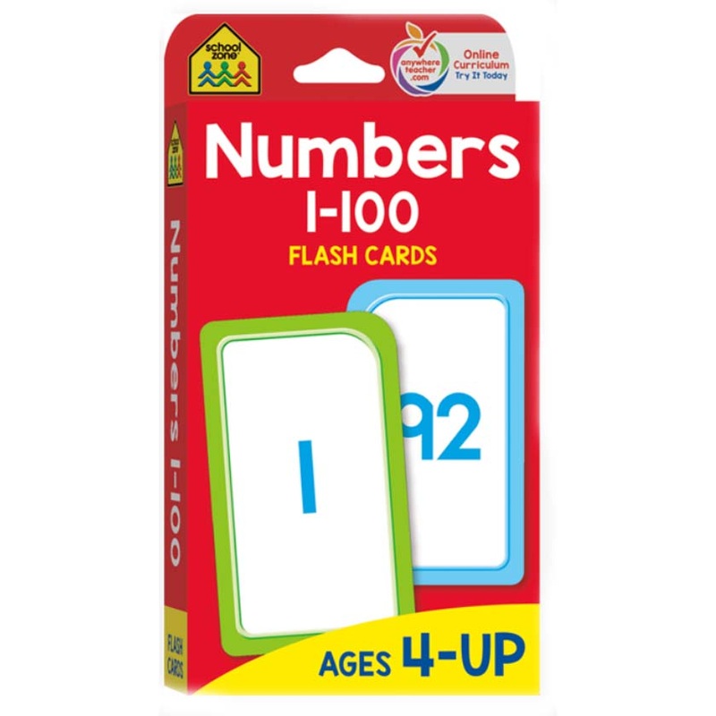 SZ04005 - NUMBERS 1-100 FLASH CARDS