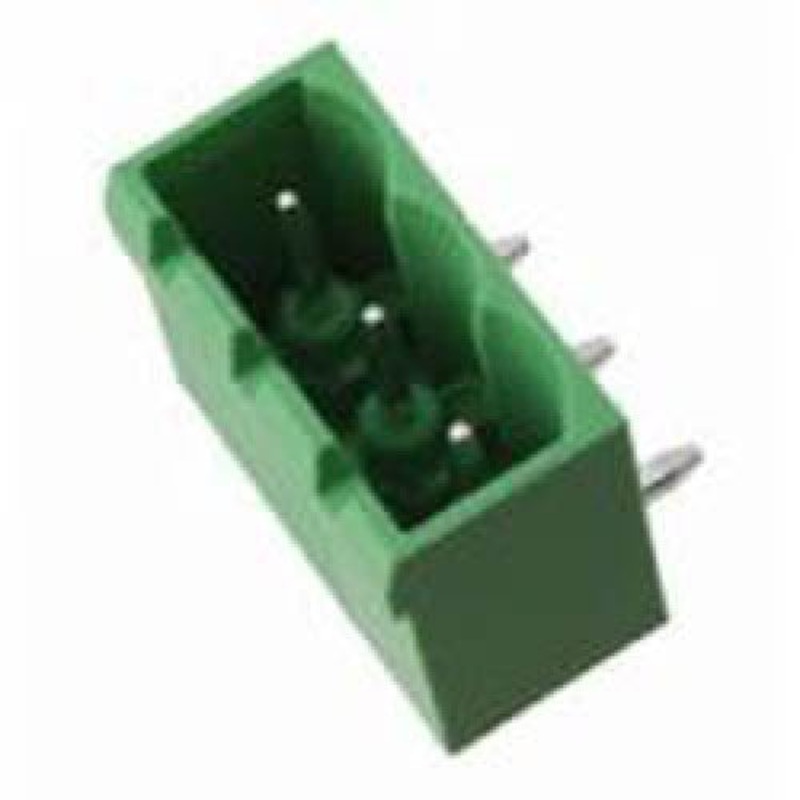 13-2803 - TERM BLOCK 3P PCRA HDR SKT 5.08 MM 15A/300V W-8.3MM CLOSED SIDE