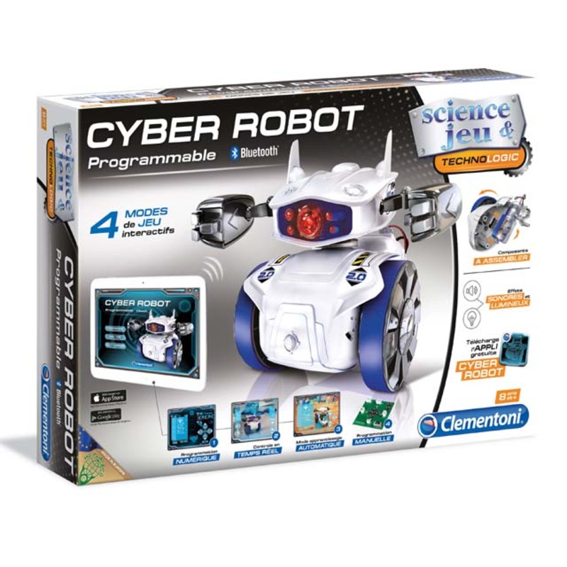 750092 - CYBER ROBOT PROGRAMMABLE BLUETOOTH 4 PLAY MODES