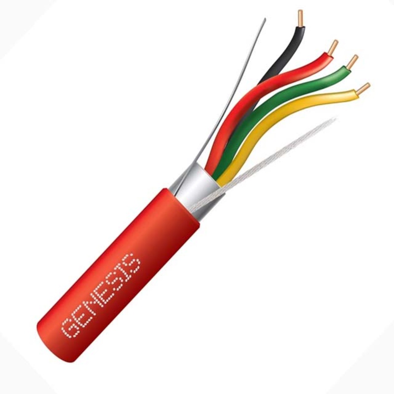 80393 - CABLE FIRE ALARM 18/4 SOL SHLD FPLP PLENUM 500FT RED