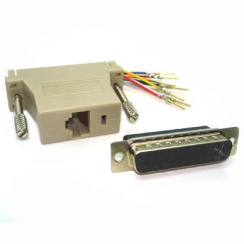 DBA8M - MODULAR ADAPTER DB25M/RJ45 8P8C