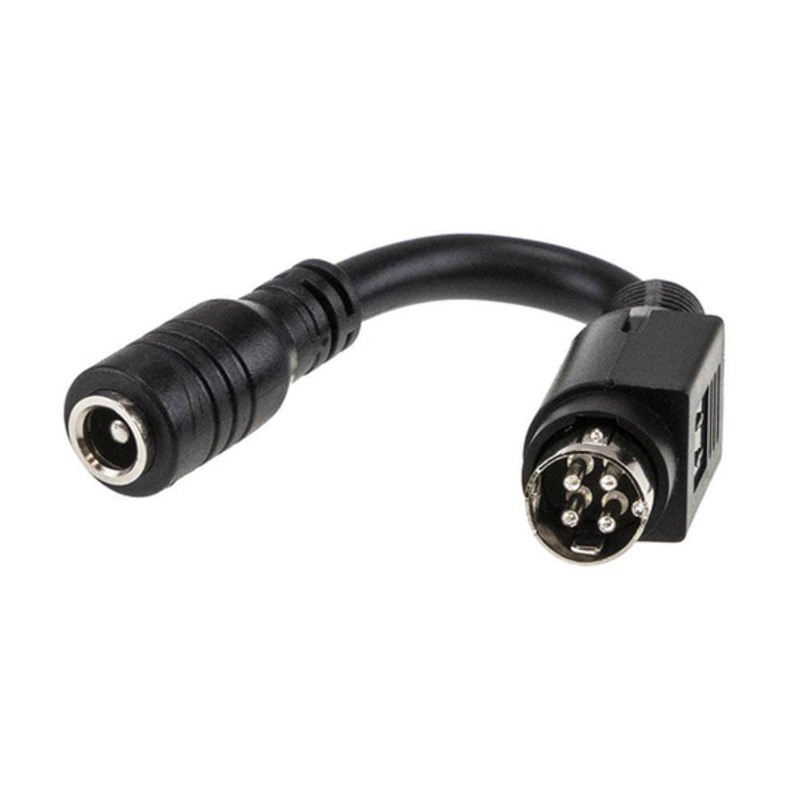 DC PLUG-P1J-R7B - DC POWER CONNECTOR 2.1MM TO 4PIN MALE/MALE 2.1X5.4MM TO CIRCULAR