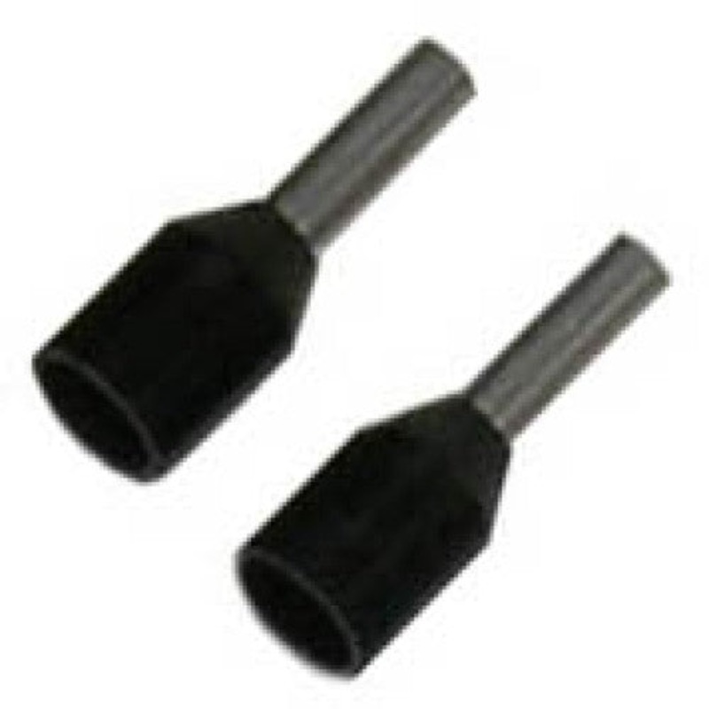 FER-16-8D - FERRULE 16AWG 8MM STEM BLACK (500 pcs/pkg)