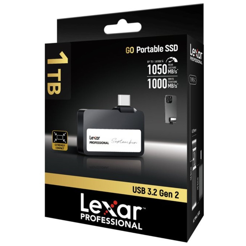 Lexar Professional GO SL400 Portable SSD Black
