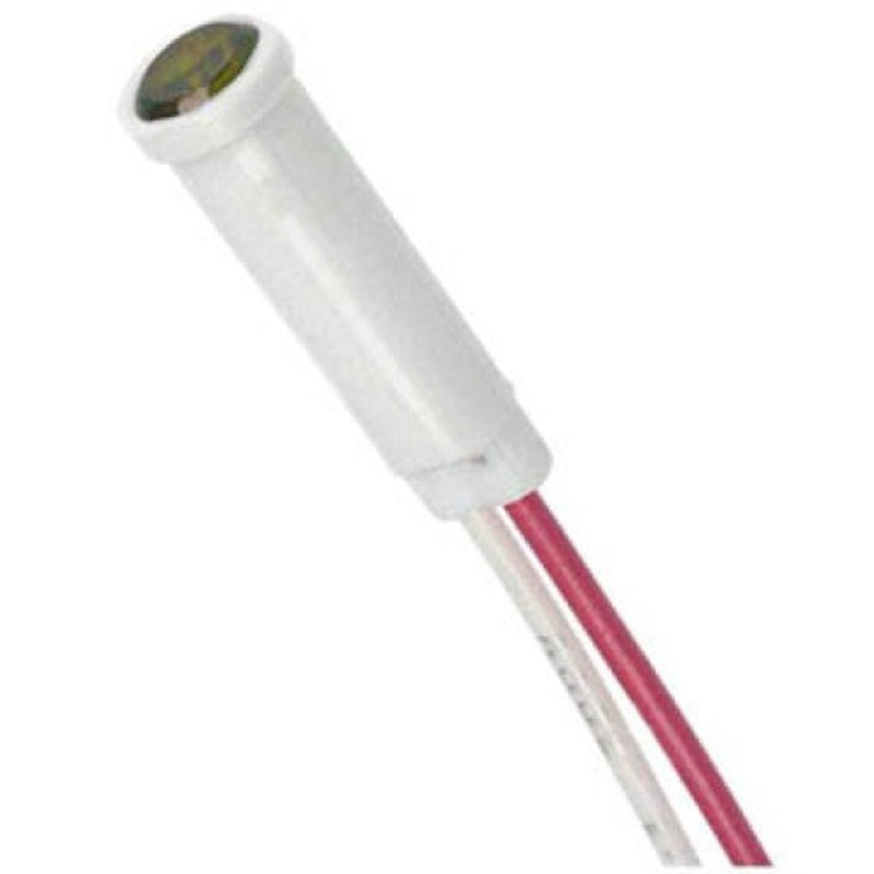 2120A71 - INDICATOR 120VAC 8MM YEL PRESS