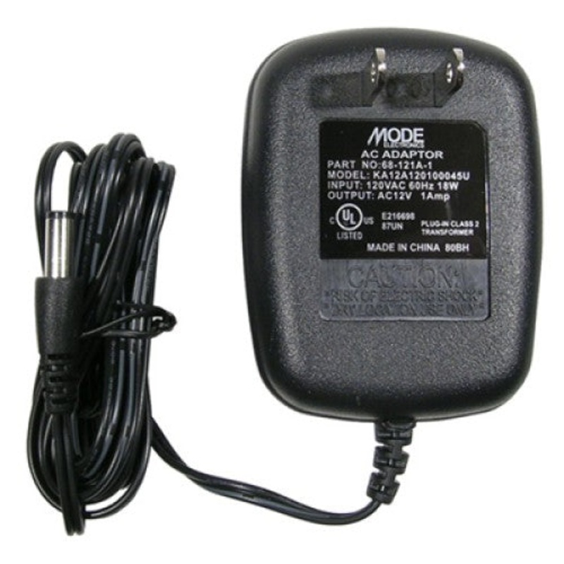 68-121A-1 - PSU 12VAC 1A 2.1MM PLUGIN IP:120VAC