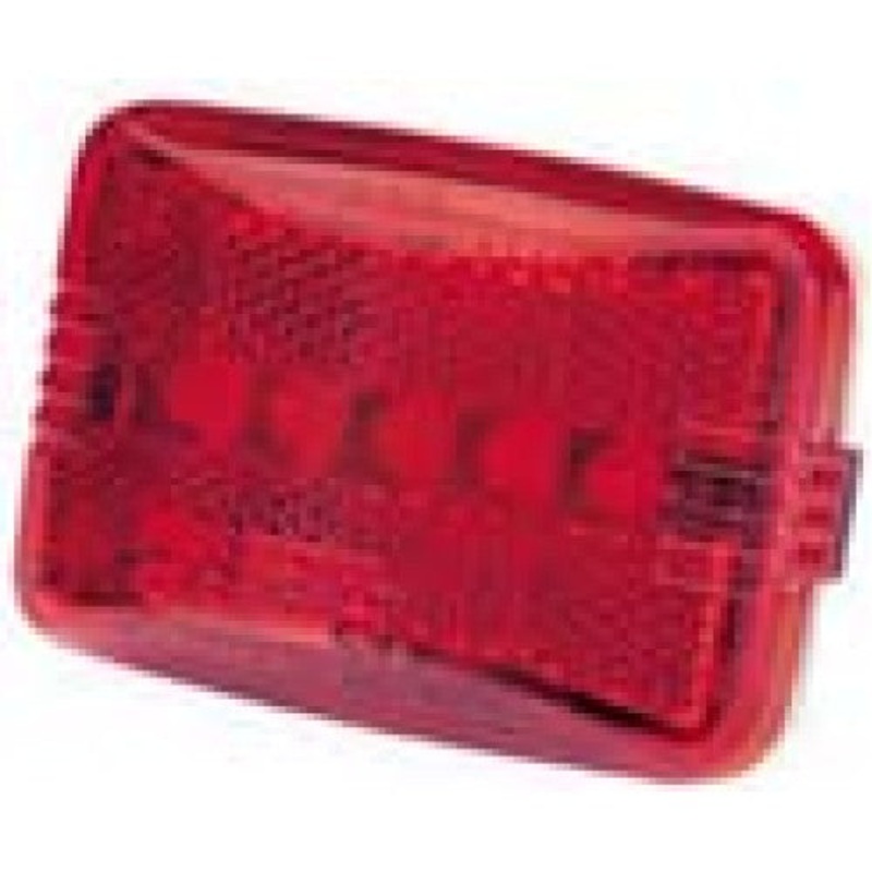 FL26RY25 - BICYCLE SAFETY FLASHER RED W/ STRAP AND CLIP REQUIRE 2AA