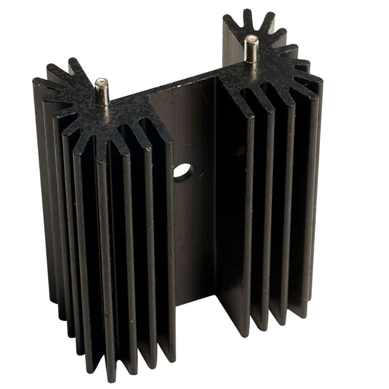 HEATM-609576 - HEATSINK TRANS 65X40X25MM BLACK FOR TO-218/247